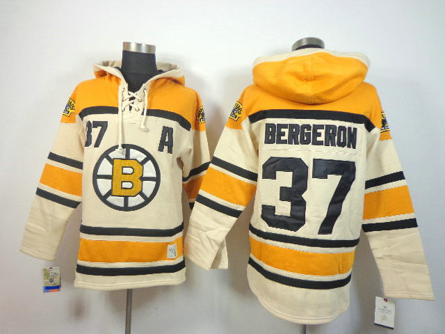 Boston Bruins 37 Patrice Bergeron NHL Fashion hoddies