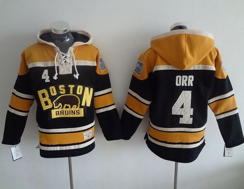 Boston Bruins 4 Bobby Orr Black 2016 Winter Classic NHL Hoodie