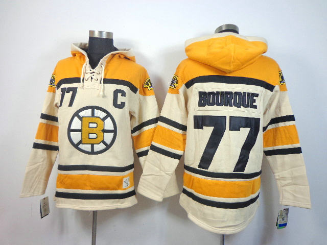 Boston Bruins 77 Raymond Bourque NHL Fashion hoddies