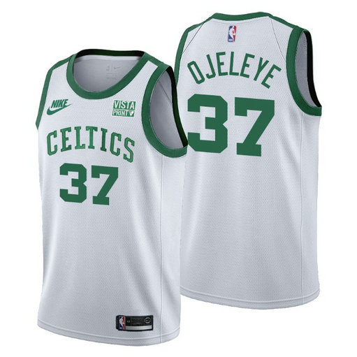 Boston Celtics #37 Semi Ojeleye Men's Nike Releases Classic Edition NBA 75th Anniversary Jersey White