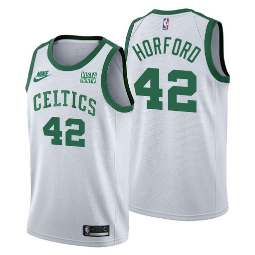 Boston Celtics #42 Al Horford Men's Nike Releases Classic Edition NBA 75th Anniversary Jersey White