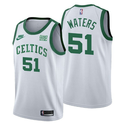 Boston Celtics #51 Tremont Waters Men's Nike Releases Classic Edition NBA 75th Anniversary Jersey White
