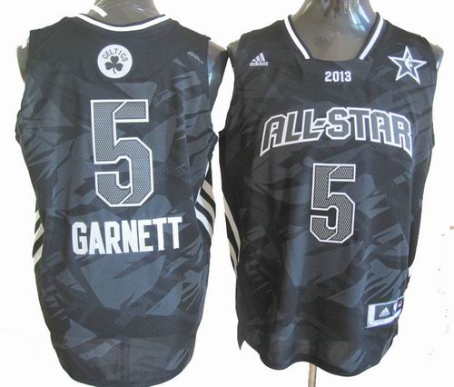 Boston Celtics 5# Kevin Garnett 2013 All-Star black Fashion Swingman Jersey
