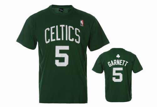 Boston Celtics 5# Kevin Garnett green T Shirts