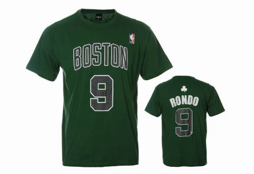 Boston Celtics 9# Rajon Rondo green T Shirts