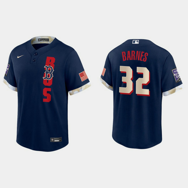 Boston Red Sox #32 Matt Barnes 2021 Mlb All Star Game Fan's Version Navy Jersey