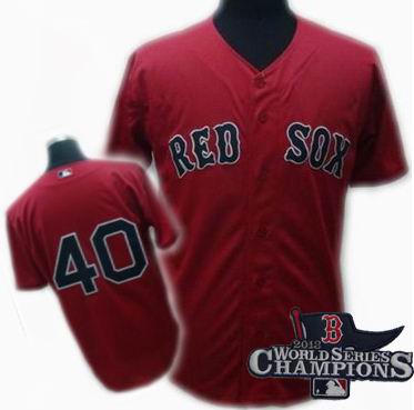 Boston Red Sox #40 John Lackey jerseys 2013 World Series Champions ptach
