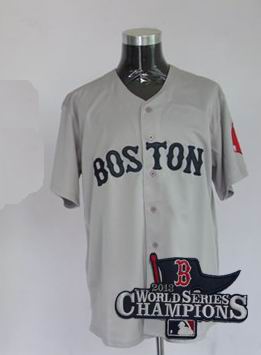 Boston Red Sox #46 Jacoby Ellsbury Road Jersey gray 2013 World Series Champions ptach