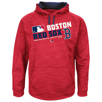 Boston Red Sox Authentic Collection Red Team Choice Streak Hoodie