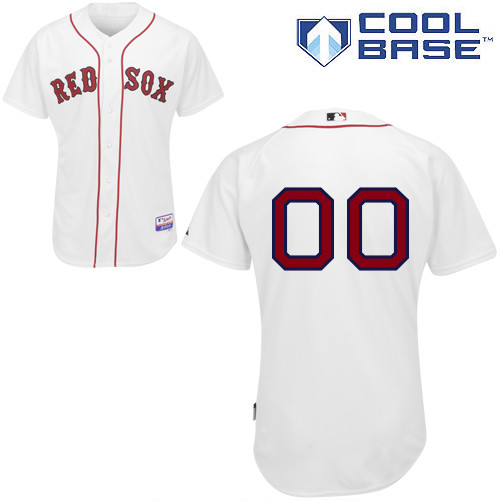Boston Red Sox Personalized Custom White MLB Jersey