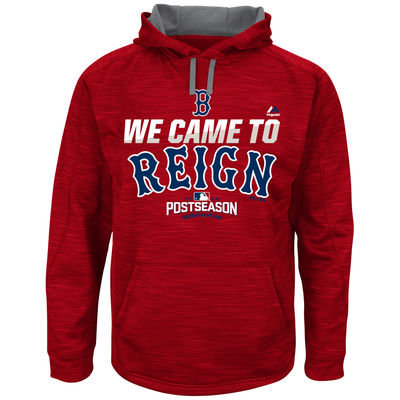 Boston Red Sox Red 2016 Postseason Authentic Collection Came To Reign Streak Hoodie