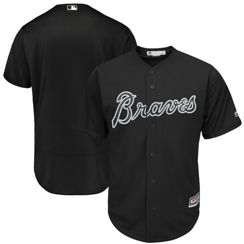 Braves Blank Black 2019 Players' Weekend Authentic Player Jersey