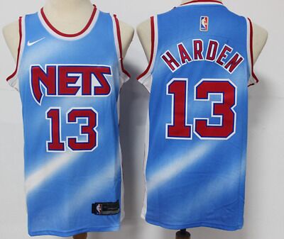 Brooklyn Nets #13 James Harden City Edition Blue Jersey