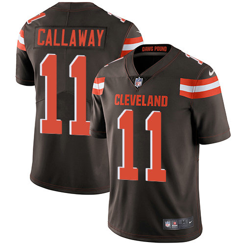 Browns #11 Antonio Callaway Brown Team Color Youth Stitched Football Vapor Untouchable Limited Jersey