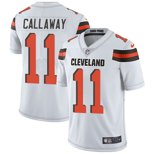 Browns #11 Antonio Callaway White Youth Stitched Football Vapor Untouchable Limited Jersey