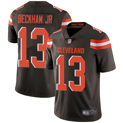Browns #13 Odell Beckham Jr Brown Team Color Youth Stitched Football Vapor Untouchable Limited Jersey