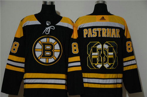Bruins 88 David Pastrnak Black Adidas Fashion Jersey