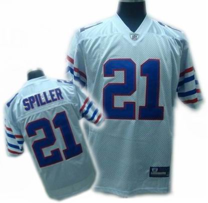 Buffalo Bills #21 C.J. Spiller White Jerseys