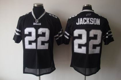 Buffalo Bills #22 Fred Jackson full black jerseys