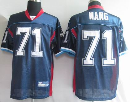 Buffalo Bills #71 Ed Wang jerseys Team Color blue