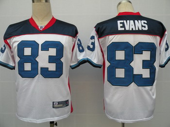 Buffalo Bills #83 Lee Evans White Jerseys