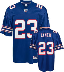 Buffalo Bills 23# Marshawn Lynch blue