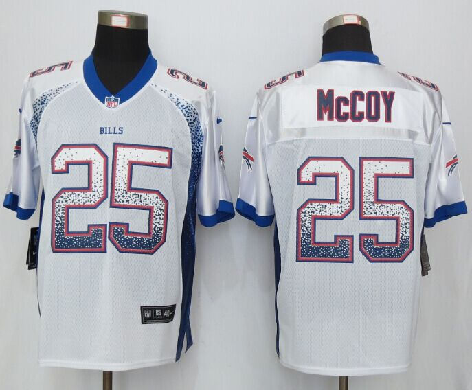 Buffalo Bills 25 LeSean McCoy Drift Fashion White Nike NFL Elite Jerseys