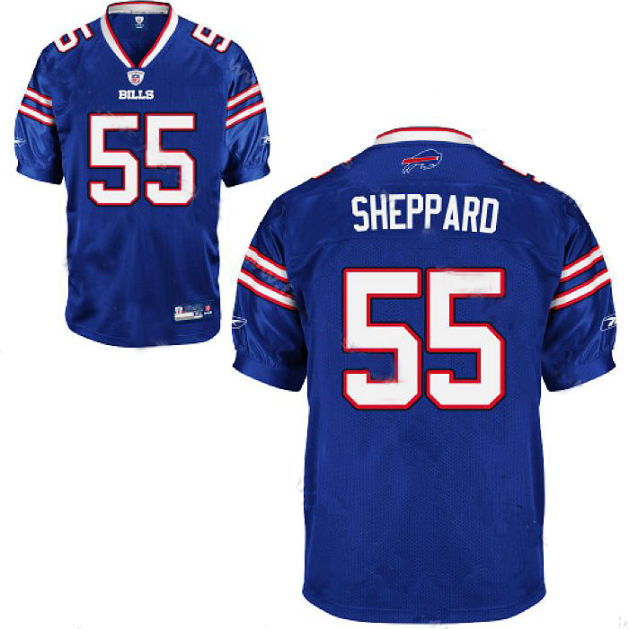 Buffalo Bills 55 sheppard Team Color blue Jersey