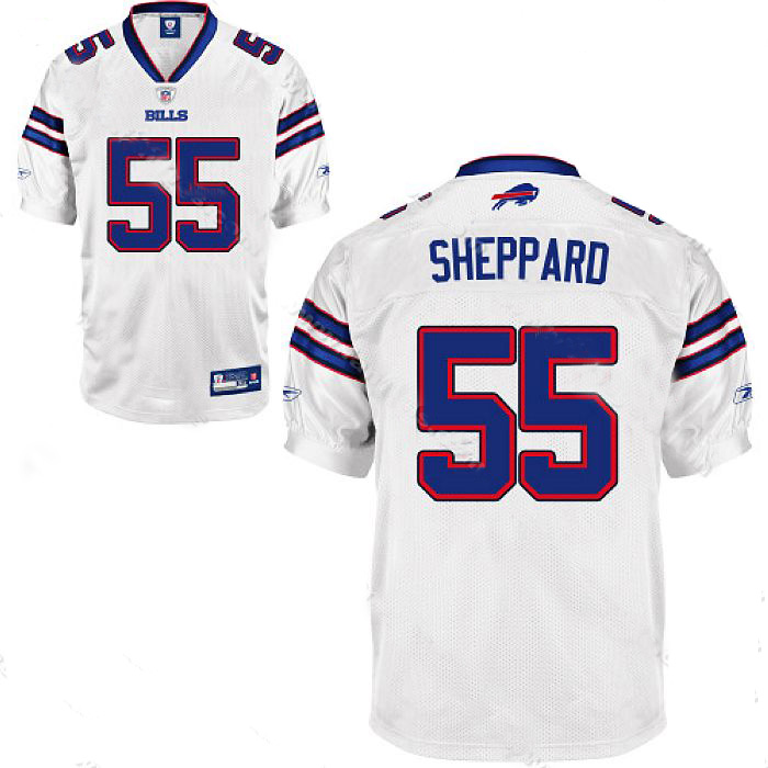 Buffalo Bills 55 sheppard white Jersey