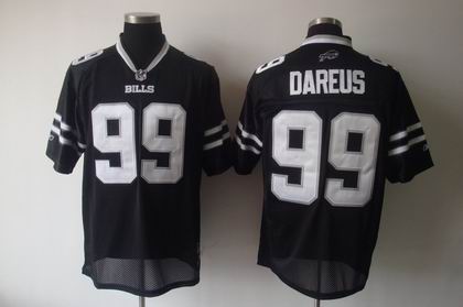 Buffalo Bills 99# Marcell Dareus full black jersey