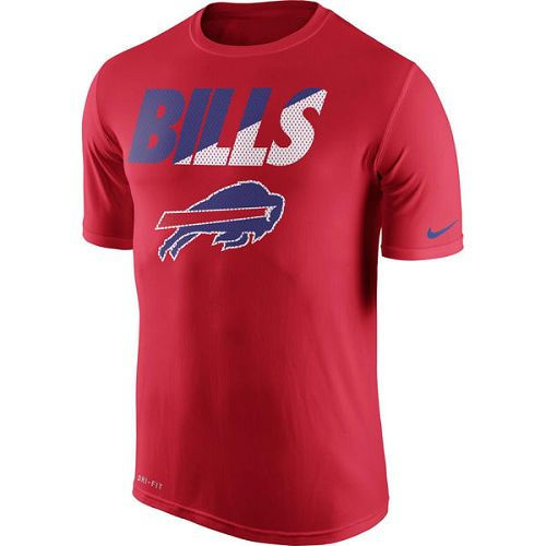 Buffalo Bills Nike Red Legend Staff Practice Performance T-Shirt
