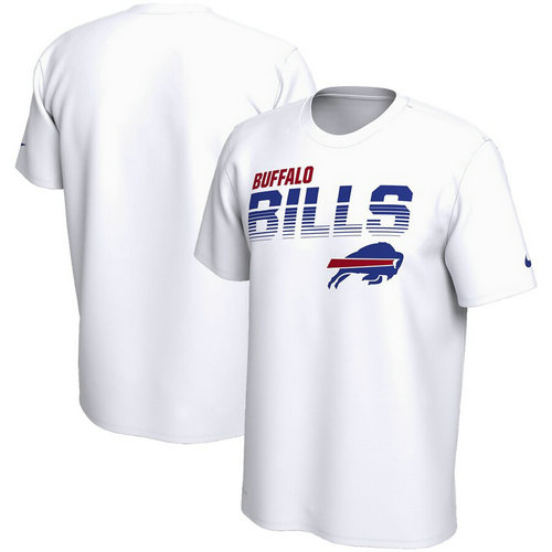 Buffalo Bills Nike Sideline Line Of Scrimmage Legend Performance T-Shirt White