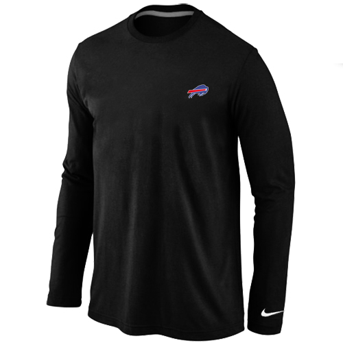 Buffalo Bills Sideline Legend Authentic Logo Long Sleeve T-Shirt Black