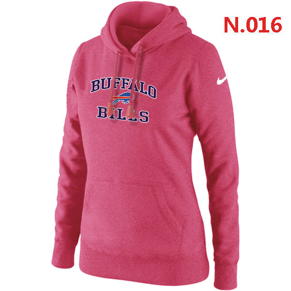 Buffalo Bills Women's Nike Heart & Soul Pullover Hoodie Pink