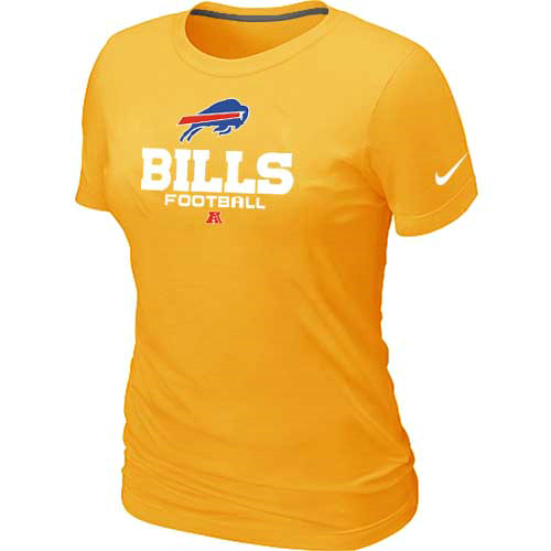 Buffalo Bills Yellow Women's Critical Victory T-Shirt