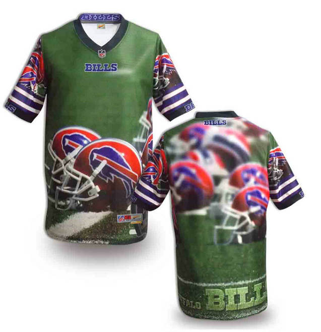 Buffalo Bills blank Fashion NFL jerseys(3)