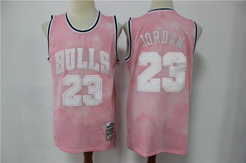 Bulls 23 Michael Jordan Pink 1997-98 Hardwood Classics Jersey