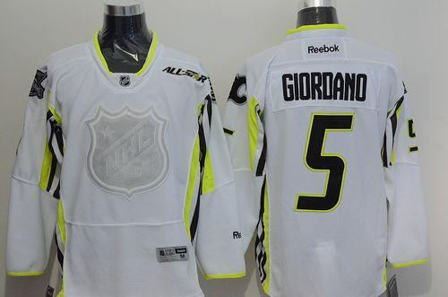 Calgary Flames 5 Mark Giordano White 2015 All Star NHL Jersey