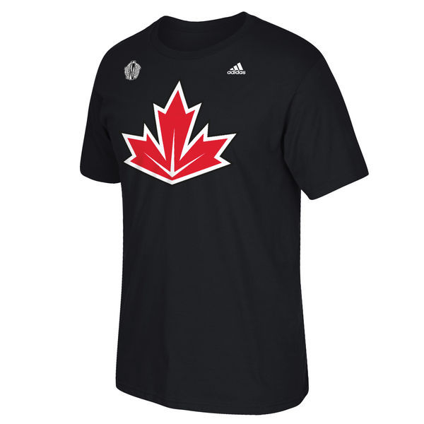 Canada Hockey 2016 World Cup of Hockey Primary Logo T-Shirt - Black