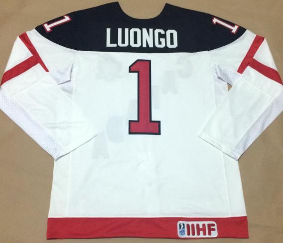 Canada Olympic 100th Anniversary 1 Roberto Luongo White Hockey Jerseys