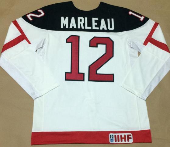 Canada Olympic 100th Anniversary 12 Patrick Marleau White Hockey Jerseys
