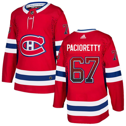Canadiens 67 Max Pacioretty Red Drift Fashion Adidas Jersey