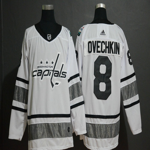 Capitals 8 Alexander Ovechkin White 2019 NHL All-Star Game Adidas Jersey