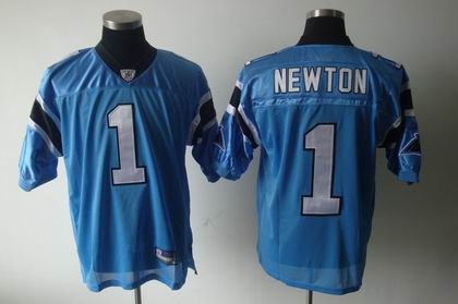 Carolina Panthers #1 Cam Newton blue Jersey