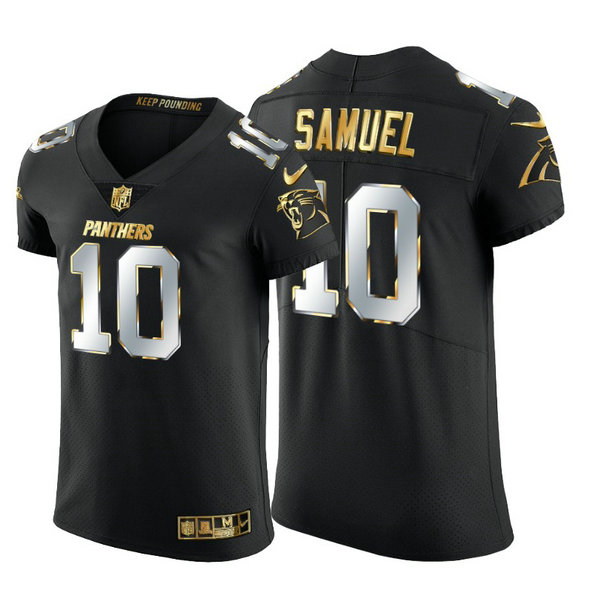 Carolina Panthers #10 Curtis Samuel Men's Nike Black Edition Vapor Untouchable Elite NFL Jersey