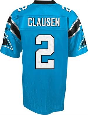 Carolina Panthers #2 Jimmy Clausen jerseys blue