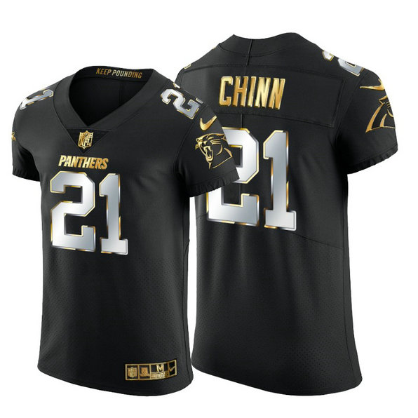Carolina Panthers #21 Jeremy Chinn Men's Nike Black Edition Vapor Untouchable Elite NFL Jersey
