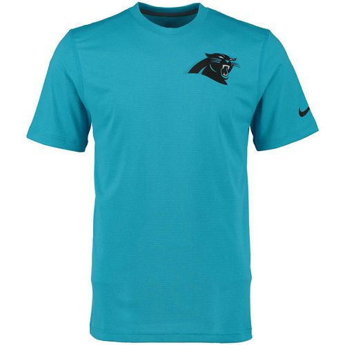Carolina Panthers Nike Blue Stadium Touch Performance T-Shirt