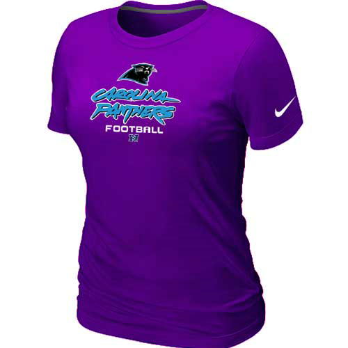 Carolina Panthers Purple Women's Critical Victory T-Shirt
