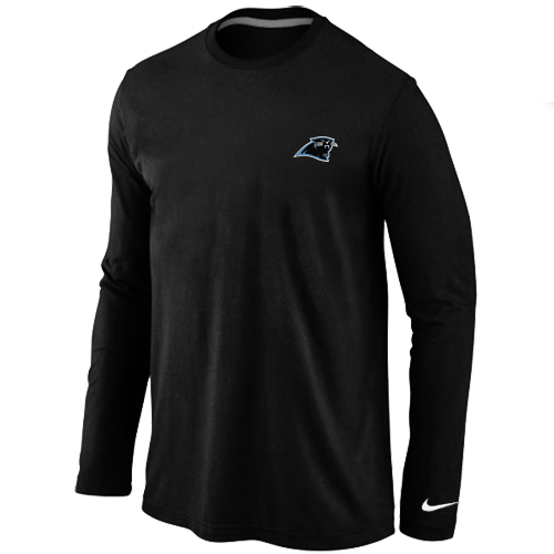 Carolina Panthers Sideline Legend Authentic Logo Long Sleeve T-Shirt  Black
